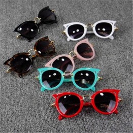 2018 Kids Sunglasses Girls Brand Cat Eye Children Glasses Boys UV400 Lens Baby Sun glasses Cute Eyewear Shades Goggles