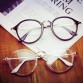 2018 Retro Women Glasses Frame Fashion Men Eyeglasses Frame Vintage Round Clear Lens Glasses Optical Spectacle Frame