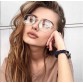 2018 New Designer Woman Glasses Optical Frames Metal Round Glasses Frame Clear lens Eyeware Black Silver Gold Eye Glass