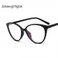 2018 Spectacle frame cat eye Glasses frame clear lens Women brand Eyewear optical frames myopia nerd black red eyeglasses frame