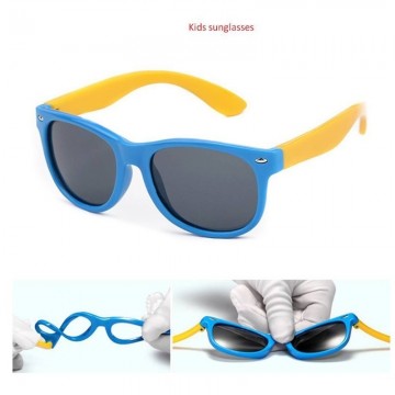 2019 Boy Girls Sunglasses Kids Sun Glasses Children Glasses Polarized Lenses Girls Boys Tr90 Silicone Child Mirror Baby Eyewear