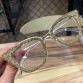2019 Vintage cat eye Glasses frame retro Female Brand Designer gafas De Sol silver gold  Plain eye Glasses Gafas eyeglasses32972850160