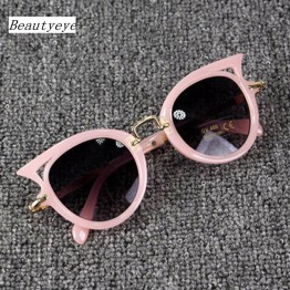 Beautyeye 2018 Kids Sunglasses Girls Brand Cat Eye Children Glasses Boys UV400 Lens Baby Sun glasses Cute Eyewear Shades Goggles