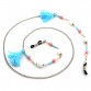 Fashion Acrylic Beads PU String Tassel Eyeglasses Chains Reading Glasses Rope Sunglasses Strap Cord Holder Neck Band Accessories