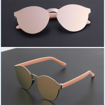 RILIXES 2018 Children reflective mirror sunglasses baby sunglasses male and female anti - UV glasses for boygirls