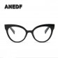 ANEDF 2018 New Vintage Women Cat Eye glasses Fashion Ladies Clear Lens Glasses Frame Blue Rays Protection Reading EyeWear