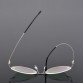 Cat Eye Style Foldable Ultra-light Memory Titanium Alloy Rimless  Myopia Eyeglasses Optical Glasses Frame Men Optics Eyewear32966362963