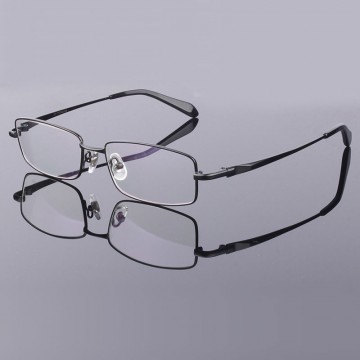 Full Rim Pure Titanium Eyeglasses Frame for Men Optical Glasses Frame Prescription Eyewear Spectacles 9867 Alloy Fashion Frame