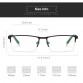 Handoer Semi-Rimless Optical Glasses Frame for Men Eyewear Spectacles Glasses Optical Prescription Frame Business Eyewear