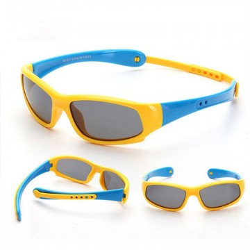 No easily broken Kids TR90 Polarized Sunglasses Children Safety Brand Glasses Flexible Rubber Oculos Infantil32909180825