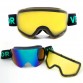 VECTOR Brand Ski Goggles Double Lens UV400 Anti-fog Women Men Snowboard Skiing Glasses Snow Eyewear With Additional Lens32822931680