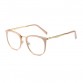 Vintage Optical Eyeglasses Women Frame Oval Metal Unisex Spectacles Female Eye Glasses oculos de Eyewear Prescription Glasses