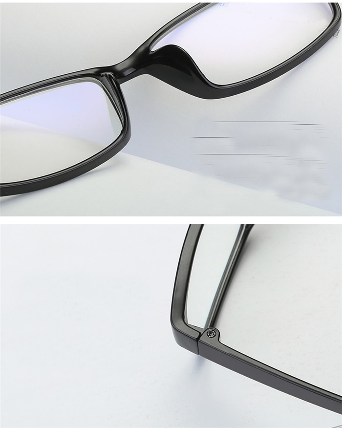 0--1--15--2--25--3--35--4--5--6-Finished-Myopia-Glasses-Men-Short-sight-Eyewear-Black-Transparent-Fr-32879020281