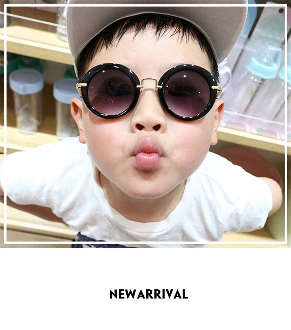 2019-New-pattern-Baby-Girls-Sunglasses-Brand-Designer-UV400-Protection--Boys--metal-rimmed-Sunglasse-32996467923