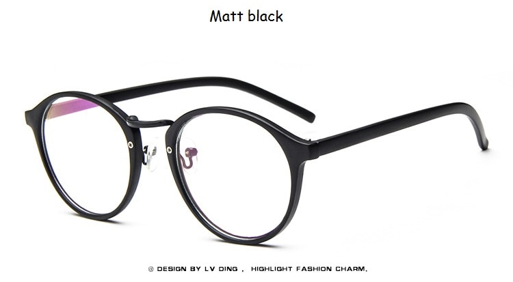 Fashion-Transparent-round-glasses-clear-frame-Women-Spectacle-myopia-glasses--Men-EyeGlasses-Frame-n-32851172873