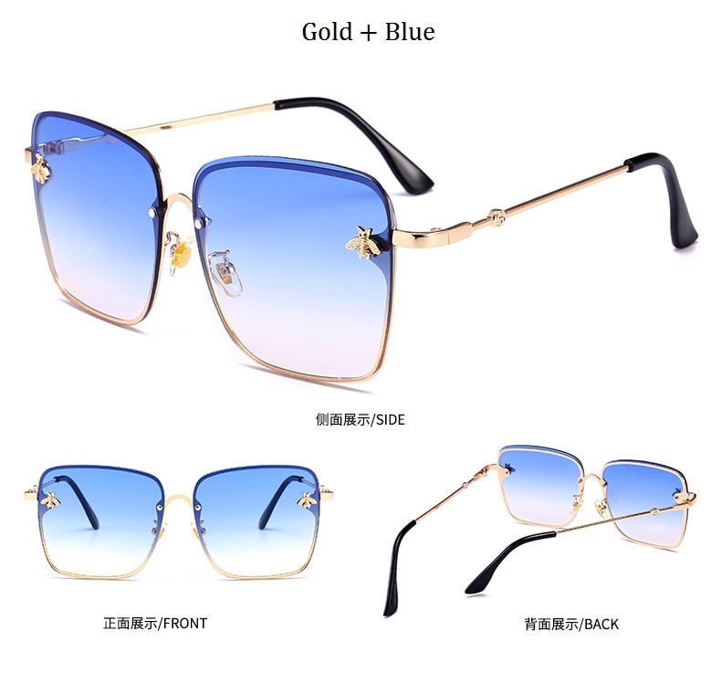 Retro-Square-Sunglasses-Women-Brand-Designer-Bee-Metal-Frame-Oversized-Sun-Glasses-Fashion-Female-Gr-32847460220