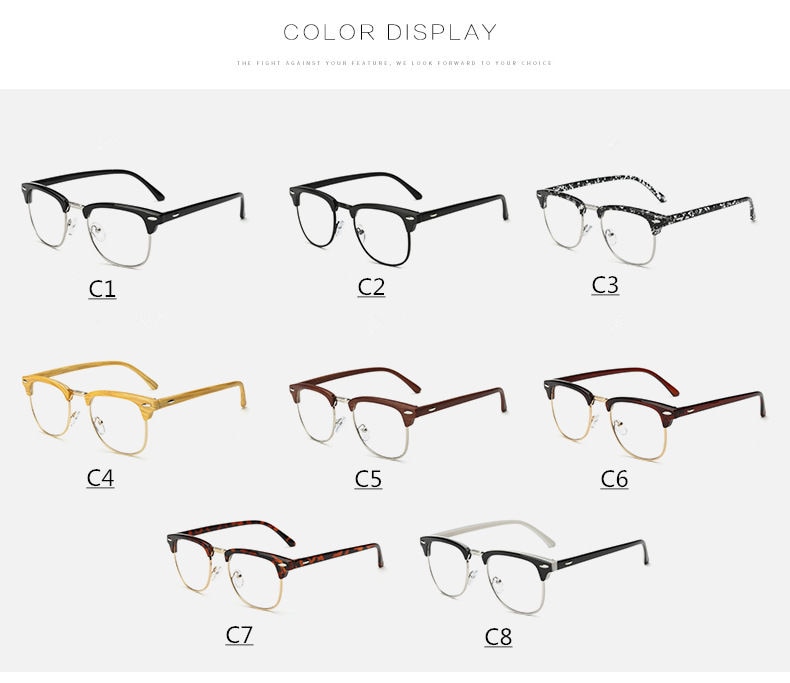 retro-Glasses-frame-men-Spectacle-frame-women-Imitation-wood-grain-eyeglasses-Metal-half-frame-Readi-32887912824