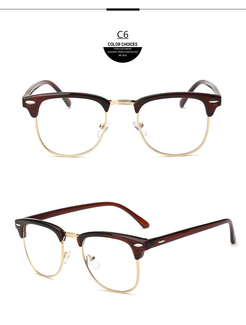 retro-Glasses-frame-men-Spectacle-frame-women-Imitation-wood-grain-eyeglasses-Metal-half-frame-Readi-32887912824